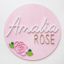 Load image into Gallery viewer, Name Sign 18"