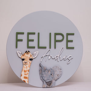 Name Sign 30"