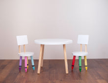 Load image into Gallery viewer, Alo Table &amp; Lalo Chairs Crayons Legs Add On
