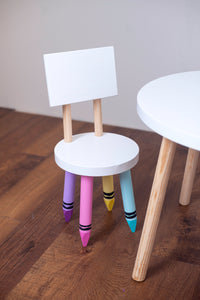 Alo Table & Lalo Chairs Crayons Legs Add On