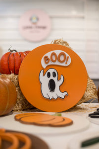 Halloween Boo Ghost Sign