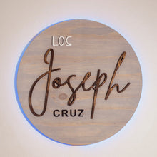 Load image into Gallery viewer, Last Name Sign Rustic
