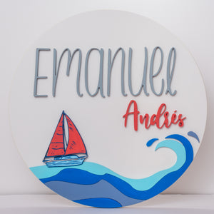 Name Sign 23"