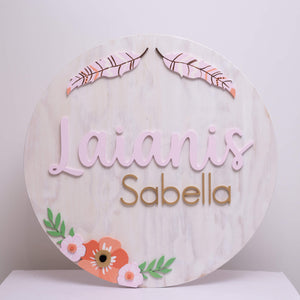 Name Sign 23"