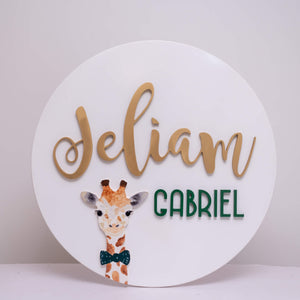 Name Sign 23"
