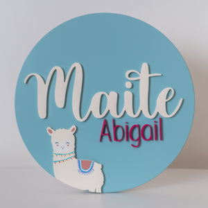 Name Sign 18"